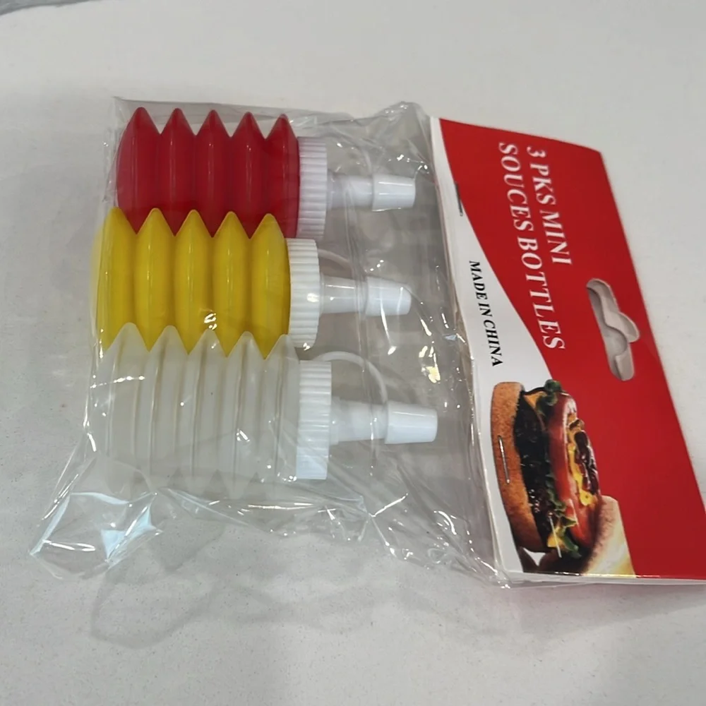 3PKS Mini Souces Bottles.